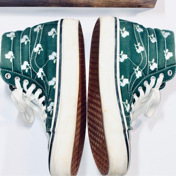 Vans X Sandy Liang Sk8-Hi 38 DX Floral Women’s Size 9.5/Mens 8 Limited Edition - Picture 7 of 11